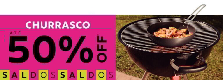 Churrasco at&eacute; 50% OFF